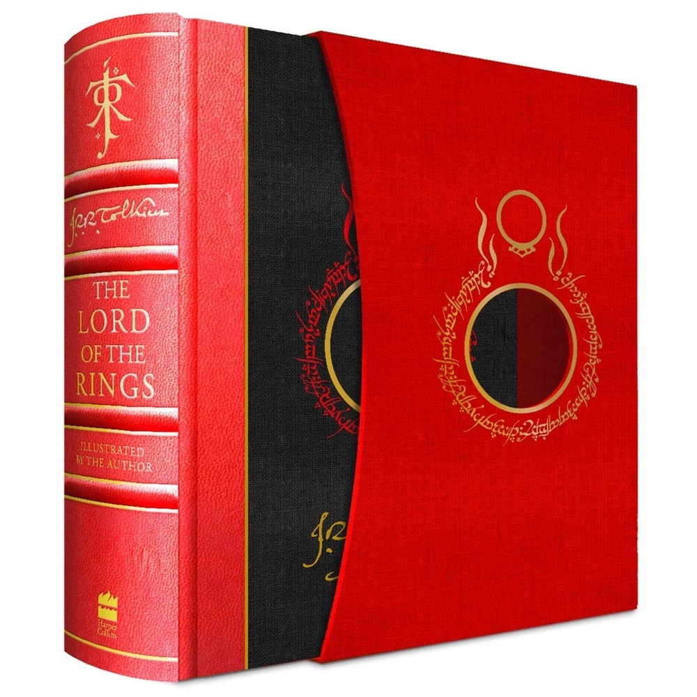 Lord of The Rings JRR Tolkien Deluxe Illustrated Special Edition with Slipcase